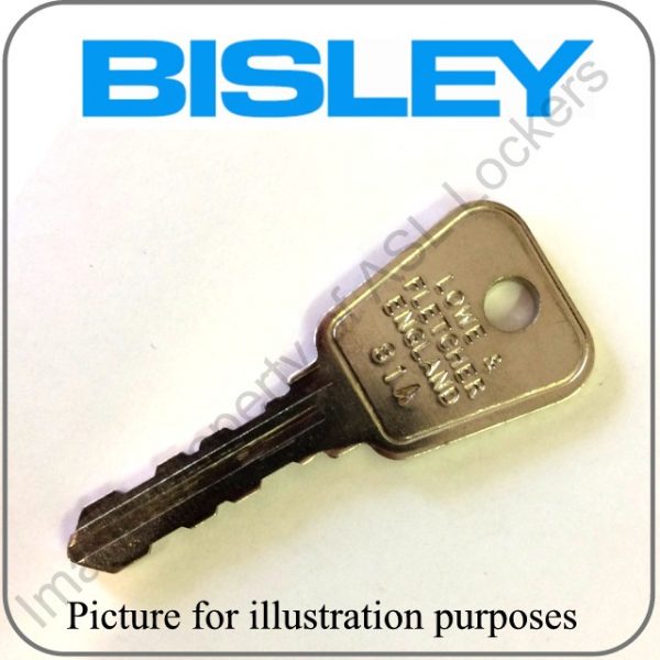 Bisley locker key 64 65 series replacement key