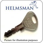 helmsman locker key L&F 95000-97000 series replacement key