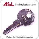 ASL Premium Combination Lock Master Overide Key