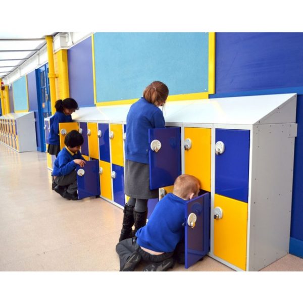 half height low level primary school lockers