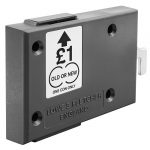 Lowe & Fletcher L&F 2764 Coin return lock for lockers in dry areas