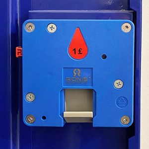 Ronis Omega 100 coin return lock for lockers dry area