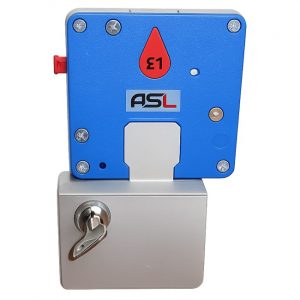 Ronis Omega 100 coin retaining lock for lockers dry area