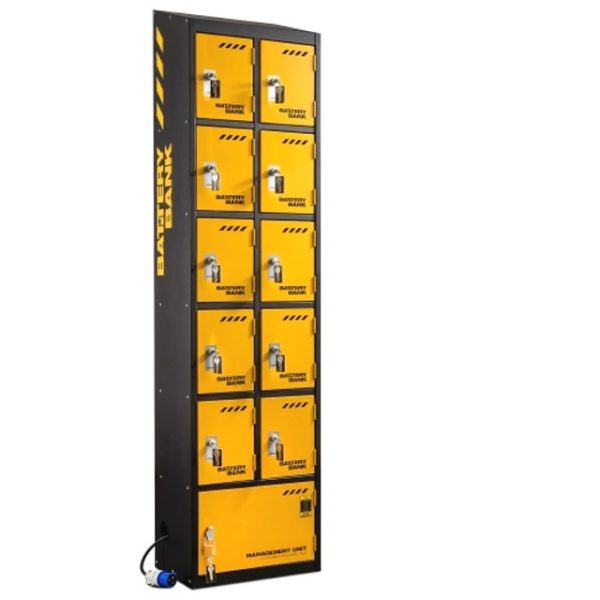 defender power bank 10 door tool battery charging site storage locker