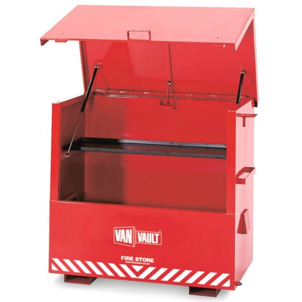 Van Vault Fire Store fire proof site tool equipment storage locker