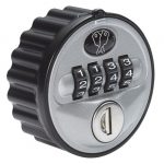 L&F 2800 mechanical combination lock silver