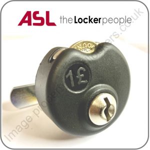 asl lockers cupboards retro-fitting £1 coin token lock for lockers
