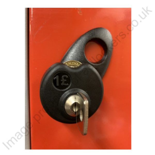 £1 coin lock for Probe lockers