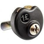 ASL surface mount coin return lock - retro fit for metal lockers