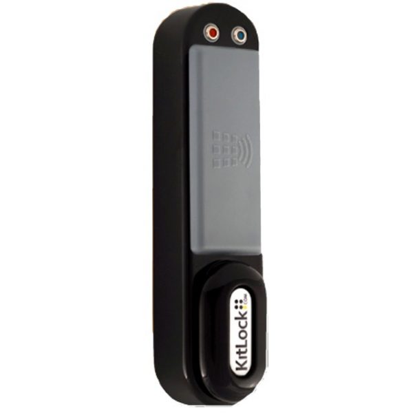 Kitlock KL1050 electronic rfid miofare lock for lockers cubpoards cabinets and enclosures in black
