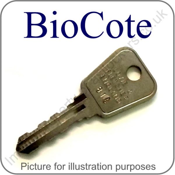 Biocote Locker Keys 66 67 68 key series