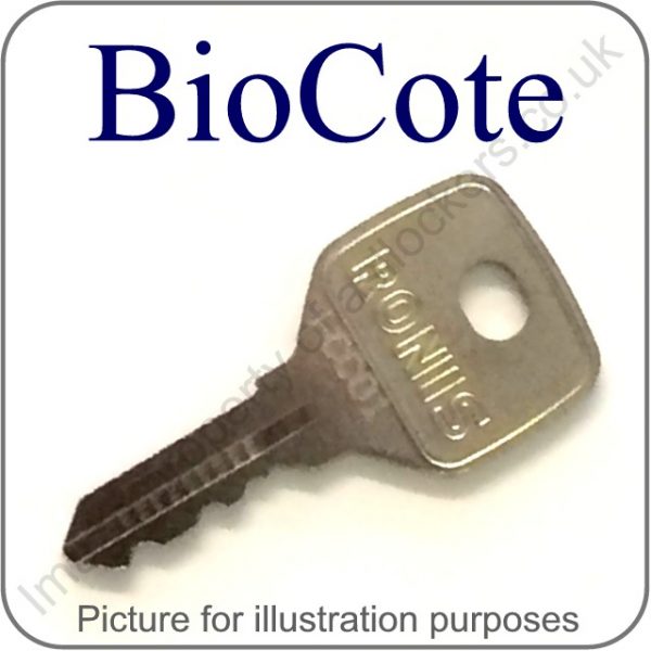 Biocote Whittan Locker Keys cc key series