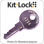 Codelocks Kitlocks KL10 Combination Lock Master Overide Key