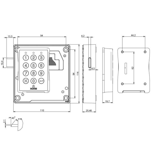 Ronis Tronic Pro Lock | IP65 Rated - Image 5