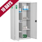 12 compartment medical cabinet first aid storage cupboard