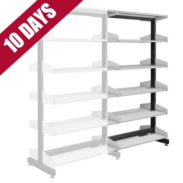 Probe Technic Library Office Shelving Double Sided Extension Bay