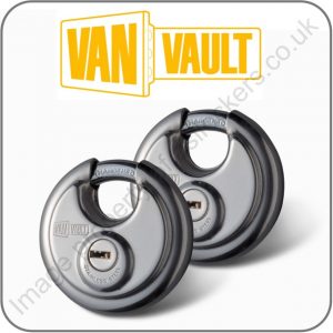 Van Vault Disc Lock for vehicle storage boxes
