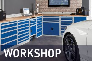 workshop cabinets, trolleys and storage