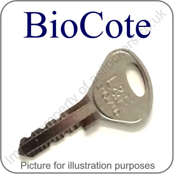 Biocote Whittan Locker Keys 95 96 97 key series