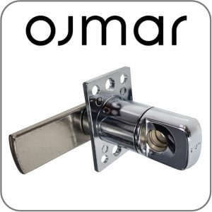 Ojmar latch hasp lock for wood door lockers