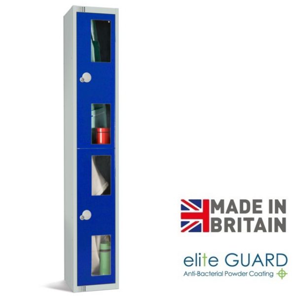 Elite Vision Panel Locker 2 door anti-stock theft retail