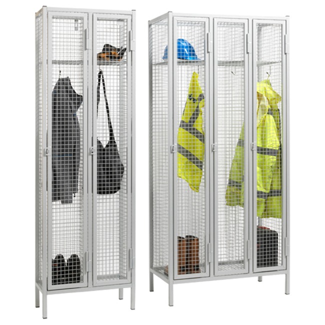 heavy duty wire mesh lockers