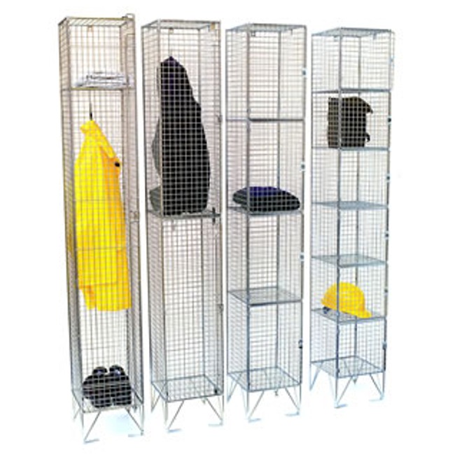 standard wire mesh lockers