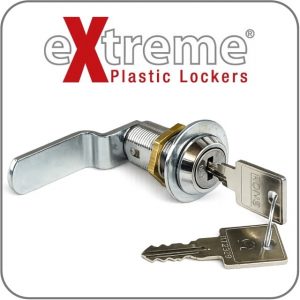 fully compatible key cam lock for Extreme plastic lockers