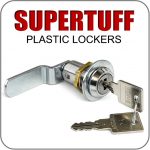 fully compatible key cam lock for Supertuff plastic lockers