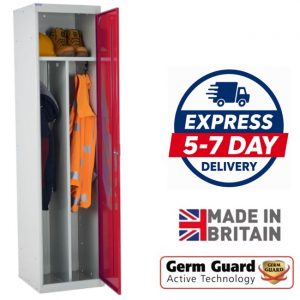 qmp express delivery clean and dirty locker red