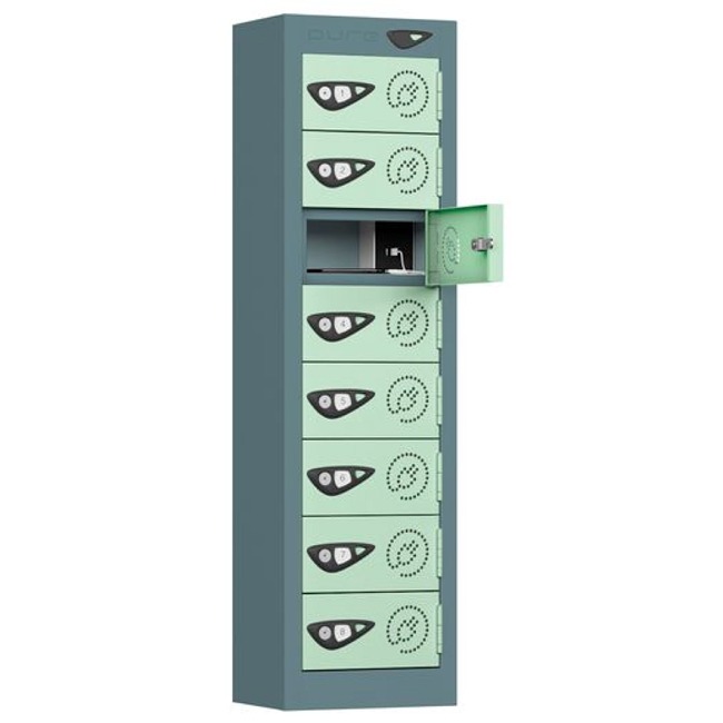 pure 8 door phone locker mint
