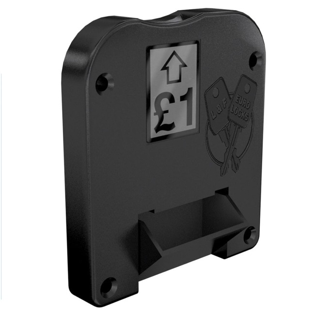 £1 pound coin operated locker lock return retain collect keep