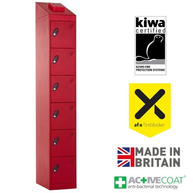 Probe 6-Door Lithium-Ion Fire Suppression Locker - Image 2