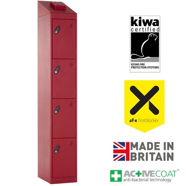 Probe 4-Door Lithium-Ion Fire Suppression Locker - Image 3