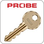 New probe lockers cam lock replacement key for locks with codes A01-H99