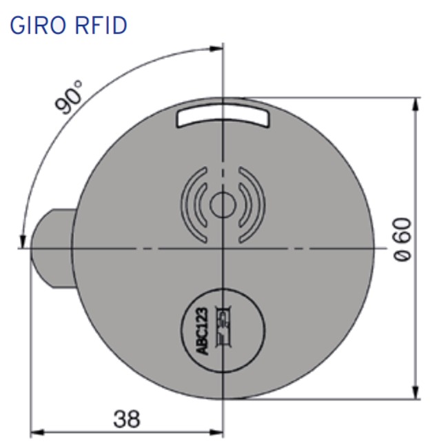 GoCode Giro RFID Lock | Private & Public Mode - Image 3