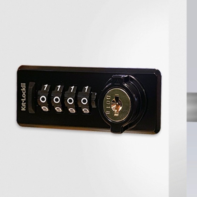 Kitlock KL20 mechanical left hand vertical combination lock for lockers cabinets furniture