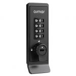 Ojmar OMS Combi 4-dial combination lock for lockers, cabinets and furniture black