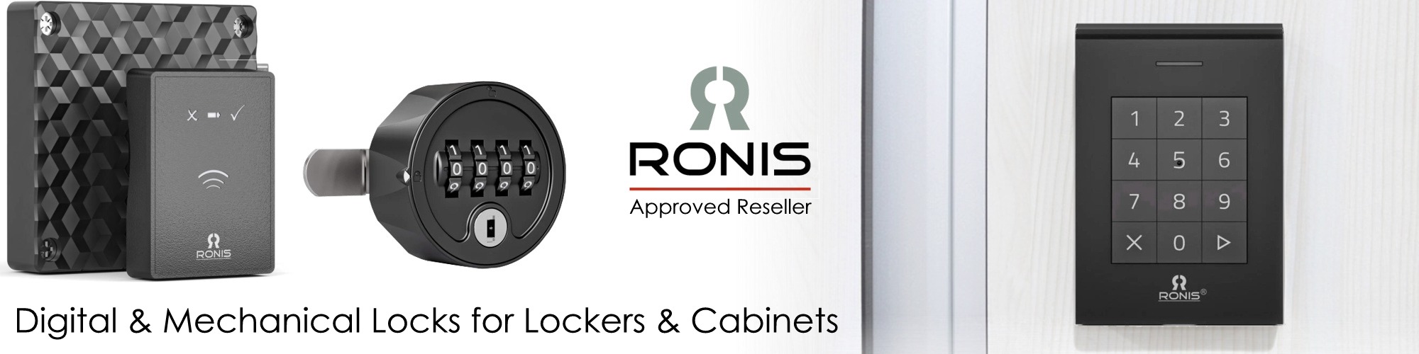 Ronis Digital & Mechanical Locking Systems for lockers, cabinets and office furniture