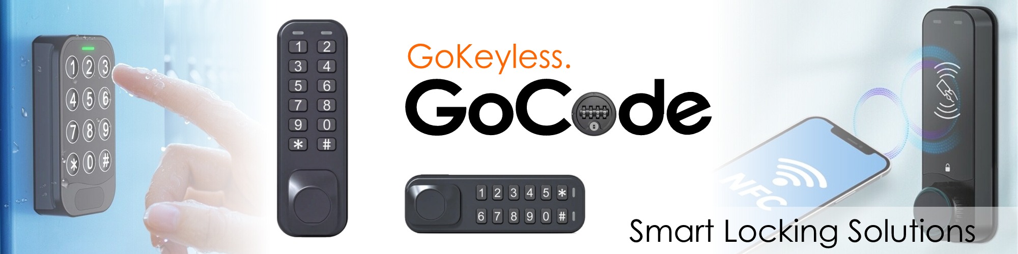 GoCode Banner7 GoCode locks, GoKeyless, GoCode. locks for lockers, cabinets and office furniture