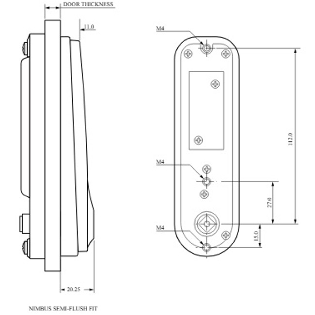 L&F Nimbus 3960 Digital Combination Lock - Image 11