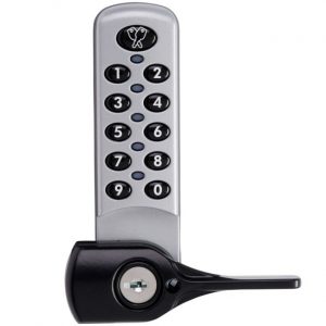 Lowe & Fletcher L&F Zenith 3782 Digital Combination Lock ADA compliant silver