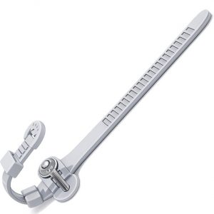 Wrist Strap for locker keys grey