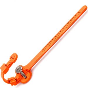 Wrist Strap for locker keys orange