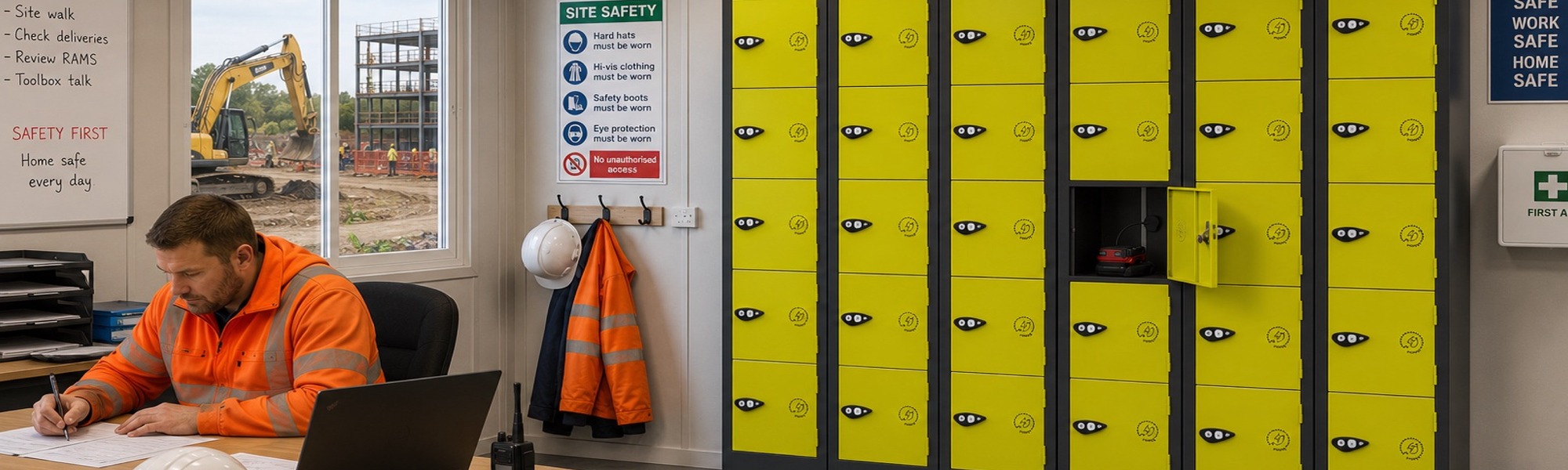 tool charging lockers