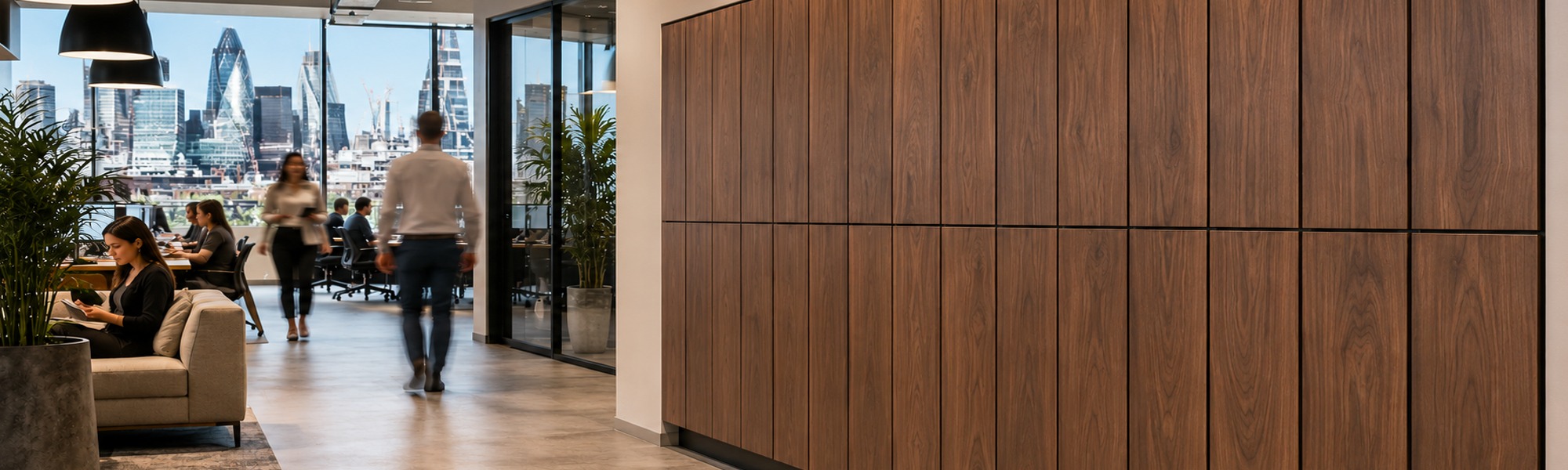 wood door lockers