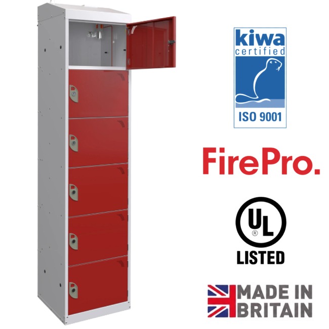 qmp 6 door fire suppression locker