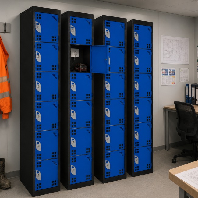 QMP Express delivered Tool Charging Locker 6 door