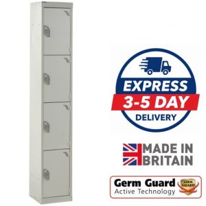 qmp express 4 door locker dark grey