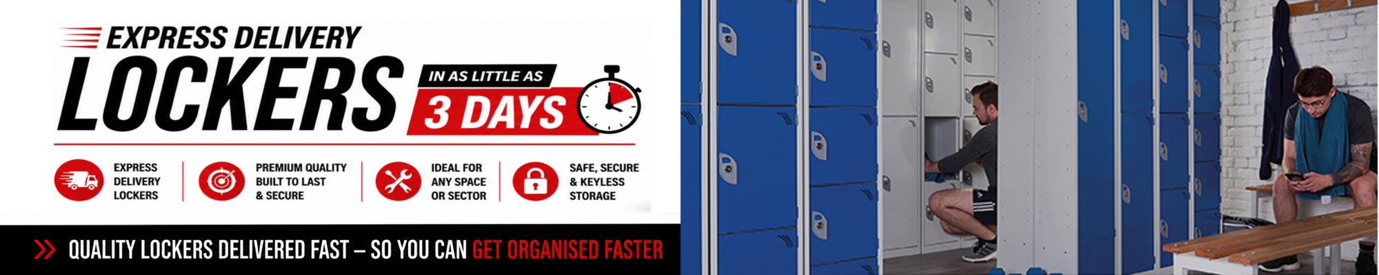 Quick express delivery lockers in as little as 3 days